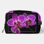 Personalisierte Toilettenbeutel - Rosa Orchid Waschbeutel (Rückseite)