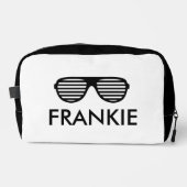 Personalisierte Toilettentasche mit Sonnenbrille L Waschbeutel (Vorderseite)