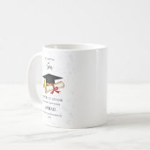 Personalisierte tollen Sohn-Abschlussfeier Kaffeetasse (Vorderseite Links)