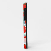 Personalisierte Tomate auf grünem Gingham-Handyhül Case-Mate iPhone Hülle (Hinten/Links)