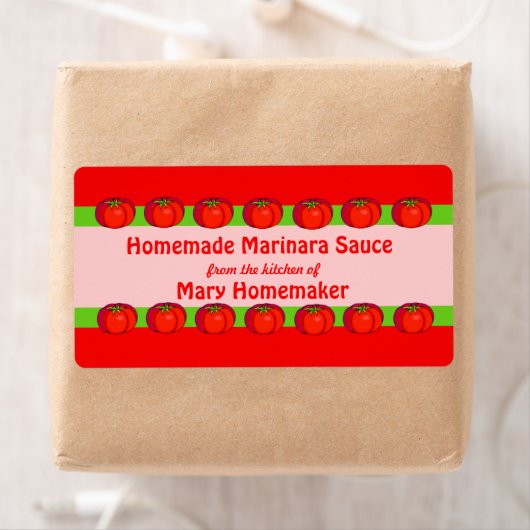 Personalisierte Tomato Sauce-Etiketten (Insitu)