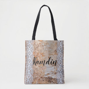 Personalisierte Tote Bag Country Stall Lace Trim Tasche