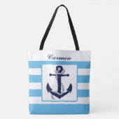 Personalisierte Tote Tasche - zum Strand! (Vorderseite)