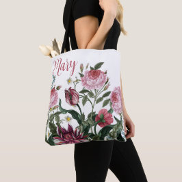 Personalisierte Tragetaschen - Blumenmuster Tasche