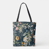 Personalisierte Tragetaschen - Blumenmuster Tasche (Rückseite)