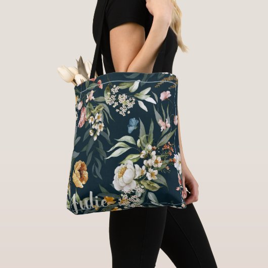 Personalisierte Tragetaschen - Blumenmuster Tasche (Von Nahem)