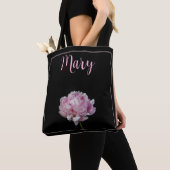 Personalisierte Tragetaschen - Rosa Peony Tasche (Von Nahem)