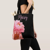 Personalisierte Tragetaschen - Rosa Peony Tasche (Von Nahem)