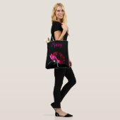 Personalisierte Tragetaschen - Rosa Peony Tasche (Am Model)