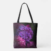 Personalisierte Tragetaschen - Rosa und Lila Hydra Tasche (Rückseite)