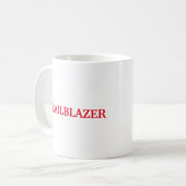 Personalisierte Trailblazer-Tasse Kaffeetasse (Vorderseite Links)
