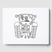 Personalisierte Traktorandenhochzeit Gästebuch (Rückseite)