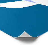 Personalisierte Tramp-Briefmarke Männerplakat Poster (Ecke)