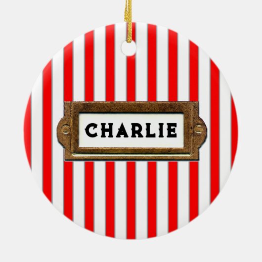 personalisierte Trampolation Keramikornament (Hinten)