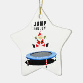personalisierte Trampolin Keramik Ornament (Links)
