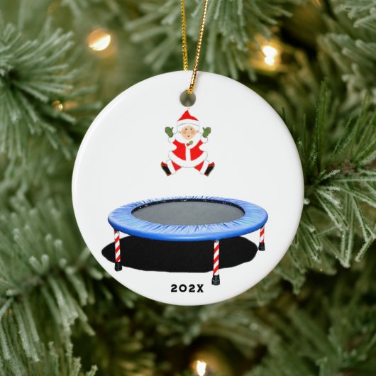 personalisierte Trampolin Keramikornament (Baum)