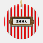 personalisierte Trampolin Keramikornament (Hinten)