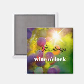 Personalisierte Trauben Wine tasting in der Fattor Magnet (Vorderseite/Rückseite)