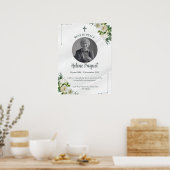Personalisierte Trauerbildtafel – Gedenkobjekt Poster (Küche)