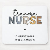 Personalisierte Trauma Nurse Trauma Pflegegeschenk Mousepad (Vorne)