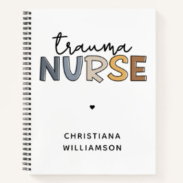 Personalisierte Trauma Nurse Trauma Pflegegeschenk Notizblock
