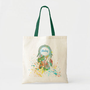 Personalisierte Traumfänger-Tasche mit Spritzern Tragetasche