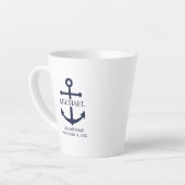 Personalisierte Trauzeuge der Nautischen Marine Milchtasse (Linke Ecke)
