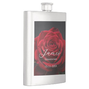 Personalisierte Trauzeuge individuell Foto-Flasche Flachmann