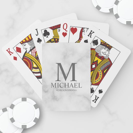 Personalisierte Trauzeuge Kartenspielen Spielkarten