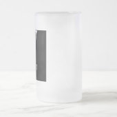 Personalisierte Trauzeuge oder Trauzeuge Mattglas Bierglas (Mittel)