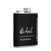 Personalisierte Trauzeuge Vorschlag Hüftmaske Flachmann (Rechts)