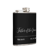 Personalisierte Trauzeugen Father Bride Groom Best Flachmann (Rechts)