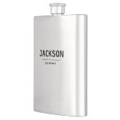 Personalisierte Trauzeugen Flachmann (Links)