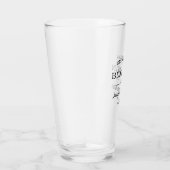 Personalisierte Trauzeugen Geschenk Elegantes Hoch Glas (Rechts)