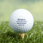 Personalisierte Trauzeugen-Geschenke Golfball (Insitu T-Shirt)