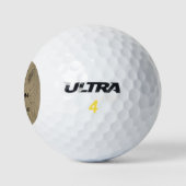 Personalisierte Trauzeugen Golfball (Logo)