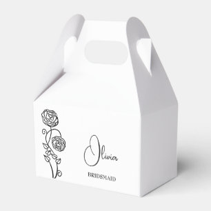 Personalisierte Trauzeugen von Bridesmaid Magnetsc Geschenkschachtel