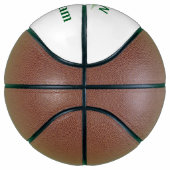 personalisierte Trauzeugen von einfachen Monogramm Basketball (Rechts)