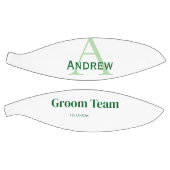 personalisierte Trauzeugen von einfachen Monogramm Basketball (Panele)