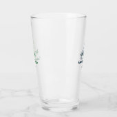 personalisierte Trauzeugen von einfachen Monogramm Glas (Links)
