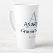 personalisierte Trauzeugen von einfachen Monogramm Milchtasse (Linke Ecke)