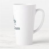 personalisierte Trauzeugen von einfachen Monogramm Milchtasse (Rechts)