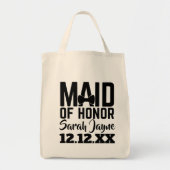 Personalisierte Trauzeugin Bachelorette Wedding Tragetasche (Vorne)