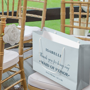 Personalisierte Trauzeugin Blue Vielen Dank Große Geschenktüte