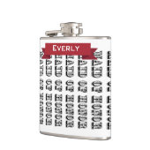 Personalisierte Trauzeugin Bridesmaid Flask Flachmann (Links)