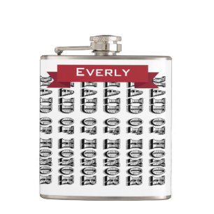 Personalisierte Trauzeugin Bridesmaid Flask Flachmann