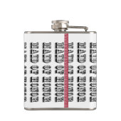 Personalisierte Trauzeugin Bridesmaid Flask Flachmann (Rückseite)