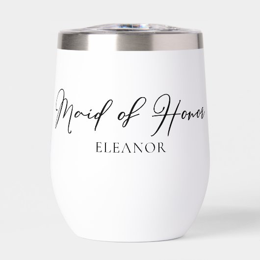 Personalisierte Trauzeugin Chic Junggeselinnen-Abs (Vorderseite)