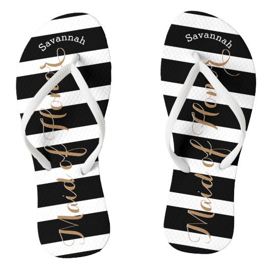 Personalisierte Trauzeugin oder Farbe Badesandalen (Fußbett)