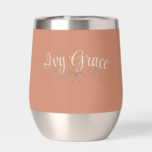 Personalisierte Trauzeugin Rustikale Boho Wildblum (Rückseite)